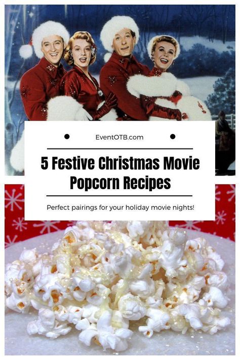 White Christmas Movie Party, The Santa Clause, White Christmas Party, White Christmas Movie, Holiday Movie Night, Family Dinner Night, Movie Popcorn, Xmas Movies, Christmas Movie Night