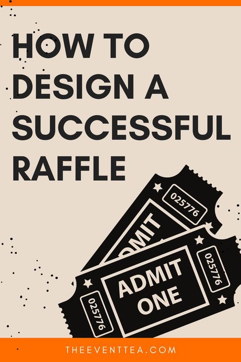 How To Run A Raffle, Raffle Sign Ideas, Raffle Fundraising Ideas, Raffle Drawing Ideas, Raffle Numbers, 50 50 Raffle, Fundraiser Raffle, Event Planning 101, Creative Fundraising