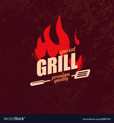 Bbq Grill Logo, Beverage Photography Ideas, Mexican Restaurant Design, Grill Logo, Food Logo Design Inspiration, Brochure Design Layout, Food Logo Design, Fish Logo, Love Logo