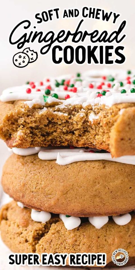 Soft And Chewy Gingerbread Cookies, Chocolate Chip Cookie Bowls, Cardamom Spice, Soft Gingerbread, Chewy Gingerbread Cookies, Gingerbread Dough, Soft Gingerbread Cookies, Ginger Bread Cookies Recipe, Gingerbread Recipe