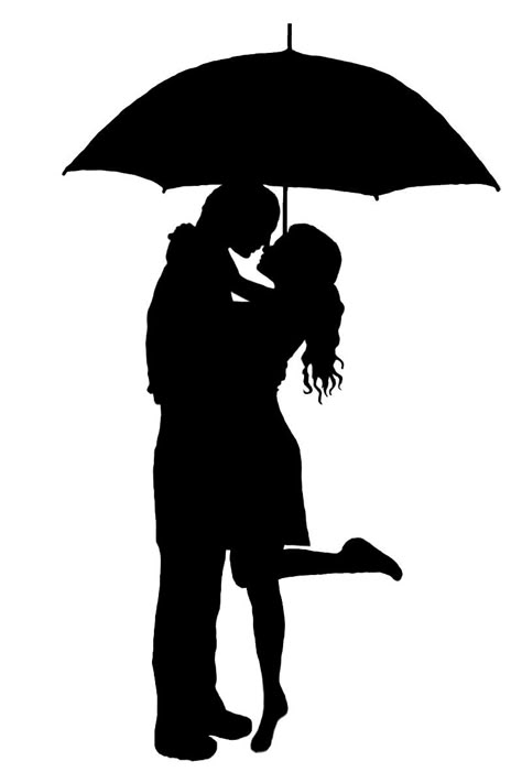 couple sous parapluie Couple Silhouette, Decoupage Furniture, Silhouette Stencil, Crayon Art, Melting Crayons, Silhouette Art, Kirigami, Mail Art, Pyrography