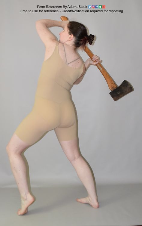 People Holding Axes Reference, Holding A Bat Pose Drawing, Figure Poses Reference Models, Gesture Poses Reference, Leaning Forward Pose Reference, Holding Pose, Female Action Poses, Pinup Pose, Gesture Drawing Poses