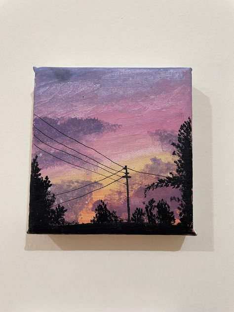 Sky Art Painting, Posca Art, Small Canvas Paintings, Simple Canvas Paintings, Cute Canvas Paintings, Canvas Drawings, Canvas Painting Designs, Cute Paintings, Art Painting Gallery