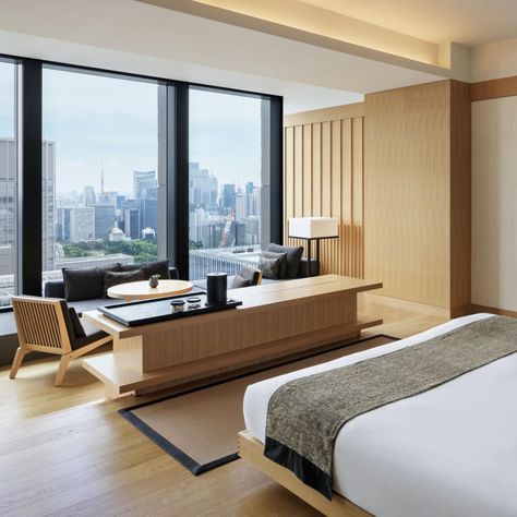 Contemporary Suites - Luxury Hotel Accommodation - Aman Tokyo Tokyo Accommodation, Aman Hotel, Aman Tokyo, Hotel Bathroom Design, Hotel Room Design, Tokyo Hotels, Luxury Contemporary, Hotel Bathroom, Large Bathrooms