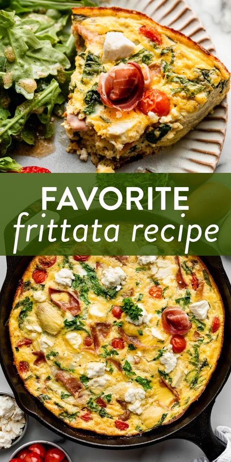 Frittata Recipes Breakfast, Fritata Recipe, Fritatta Recipe, Easy Frittata Recipe, Easy Frittata, Quiche Recipes Easy, Frittata Recipe, Frittata Recipes, Quiche Recipes