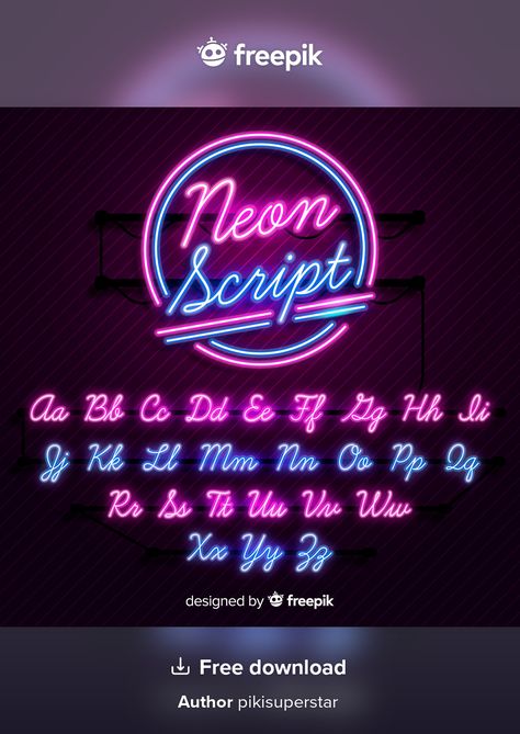 Neon alphabet Free Vector | Free Vector #Freepik #freevector #light #character #typography #alphabet Neon Sign Font Lettering, Neon Letter Lights Alphabet, Neon Light Typography, Neon Sign Logo Design, Neon Sign Lettering, Neon Sign Typography, Neon Font Design, Neon Logo Design Ideas, Neon Logo Ideas