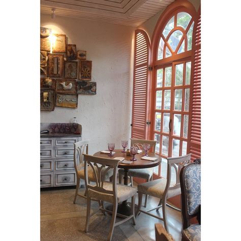 New opening in Worli! Mustard, with its beautiful French interiors, is a newly opened restaurant serving French & Bengali cuisines. The… French Interiors, Its Beautiful, French Interior, Indian Home, Restaurant Interior, Breakfast Bar, Mustard, Restaurant, Furniture