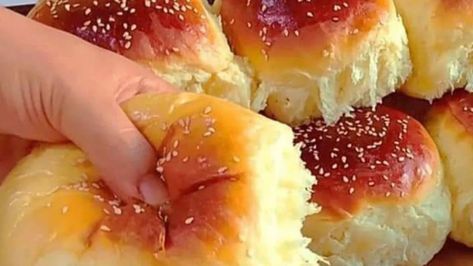 Brioche Recept, Milk Brioche, Bien Tasty, Brioche Loaf, Brioche Rolls, Brioche Recipe, Pane Dolce, Brioche Bread, Brioche Buns