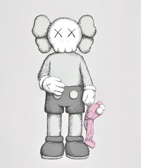 Kaws Drawing, Pink Kaws, Nike Drawing, Kaws Iphone Wallpaper, Kaws Wallpaper, Iphone Wallpaper Classy, Graffiti Doodles, Search Pins, Bear Tattoo