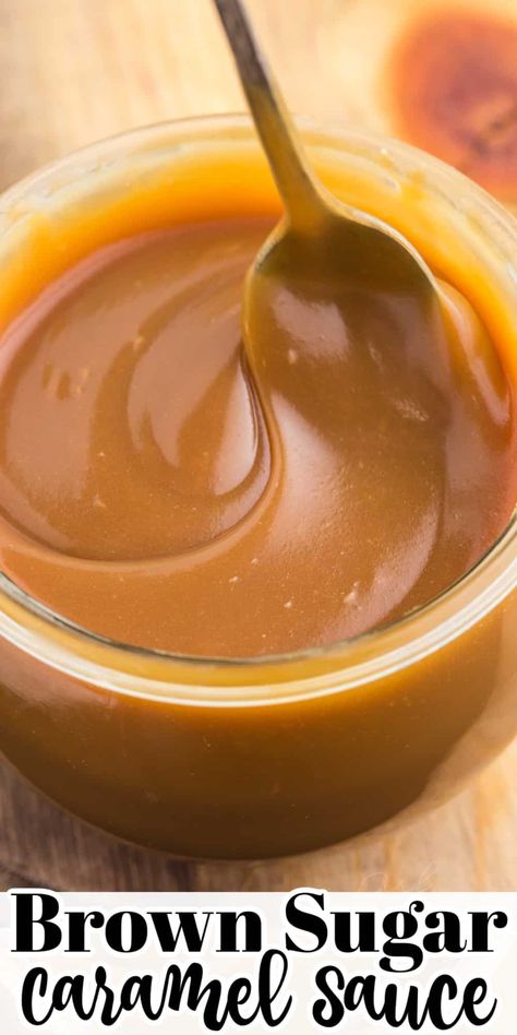 Brown Sugar Caramel Sauce, Homemade Caramel Recipes, Salted Caramel Sauce Recipe, Brown Sugar Caramel, Salted Caramel Cupcakes, Brown Sugar Recipes, Snack Mixes, Caramel Icing, Caramel Recipes Sauce