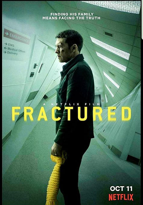 FRACTURED  (2019) Thriller Fracture Movie, Film Thriller, Sam Worthington, Zombie Land, Clive Owen, I Love Cinema, Jodie Foster, Magnum Opus, Thriller Movies