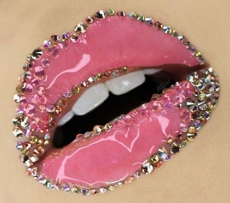 Lip Png, Best Mac Lipstick, Rhinestone Lips, Natural Summer Makeup, Lipstick Mark, Lip Art Makeup, Moodboard Pngs, Cotton Candy Hair, Rhinestone Makeup