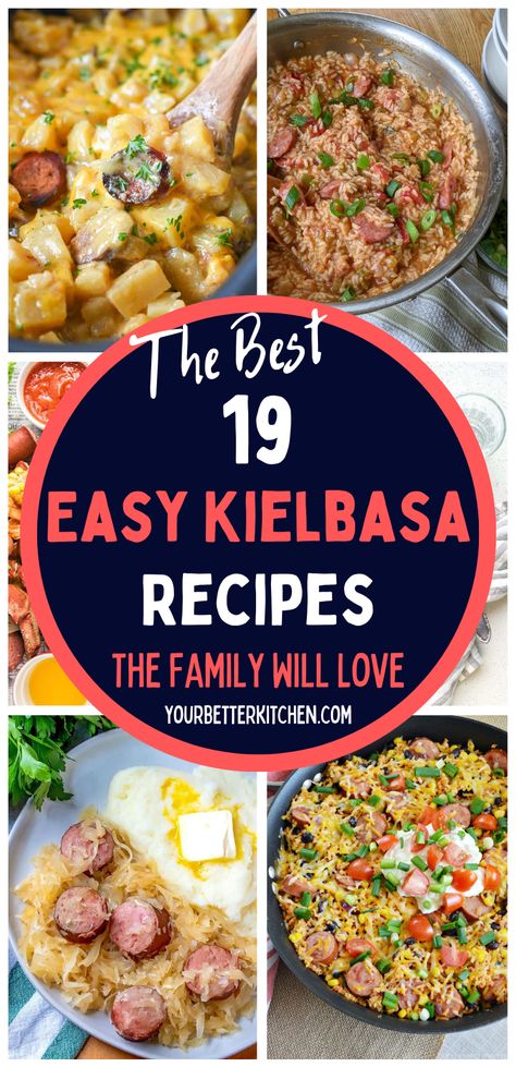 Kielbasa Dinner Recipes, Kielbasa Dinner, Easy Kielbasa Recipes, Kilbasa Sausage Recipes, Kabasa Recipes, Sancocho Recipe, Turkey Kielbasa, Smoked Sausage Recipes, Sausage Dinner