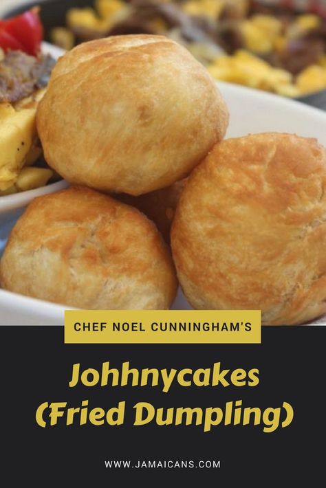 Ackee And Saltfish Recipe Fried Dumplings, Fried Bakes Caribbean, Jamaica Fried Dumpling, Fry Dumpling Jamaican, Fried Dumplings Recipe, Jamaican Fried Dumplings, Johnny Cakes Recipe, Jamaican Recipe, Johnny Cakes