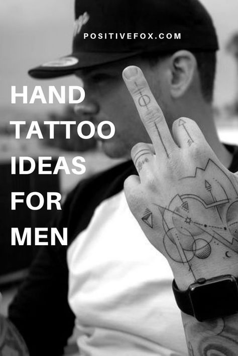 Hand Tattoo Ideas For Men, Men Finger Tattoos, Tattoo Main, Lion Hand Tattoo, Cute Elephant Tattoo, Hand Tattoo Ideas, Family Tattoos For Men, Praying Hands Tattoo, Skull Hand Tattoo