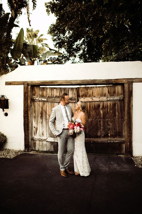 Photo: Tony Wodarck Photography, Modern, Tropical, Desert, Palm Springs Wedding, The Korakia Pensione, Palm Springs Wedding, Cree Estate Tropical Desert, Korakia Pensione, Desert Palm, Palm Springs California, Palm Springs Wedding, Modern Tropical, Photography Inspo, Palm Springs, Engagement Photography