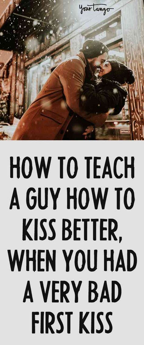 There's nothing worse than a bad kisser, but before you throw in the towel, you can learn how to teach a guy to kiss. Lead the way, tell him what you do and don't like, and ask what he enjoys. Bad Kisser, Hot Romance Books, First Kiss Quotes, How To Kiss, Boyfriend Kissing, Love You Boyfriend, Good Kisser, Soulmate Connection, Flirting With Men