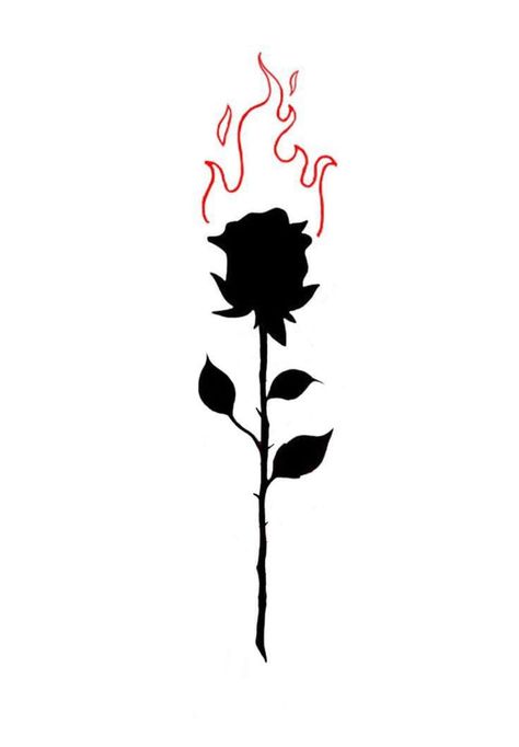 Tatts Ideas, Rose On Fire, Ma Tattoo, Twin Tattoos, Tattoo Catalog, Kaos Oblong, Realistic Tattoo Sleeve, Black Rose Tattoos, Silhouette Tattoos