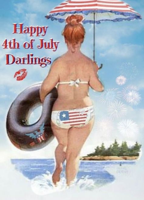 4th Of July Meme, Vintage 4th Of July, Pin Up Vintage, Happy 4th Of July, Facebook Profile, Happy 4 Of July, Fb Memes, Fourth Of July, Independence Day