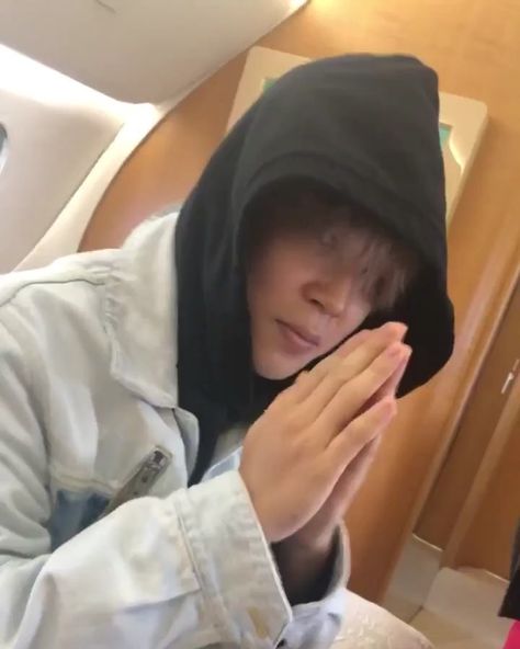 Airplane Video, Bts Captions, In The Airplane, Jimin Birthday, Singing Happy Birthday, A Year Ago, Perfect Man, Bts Memes, Park Jimin