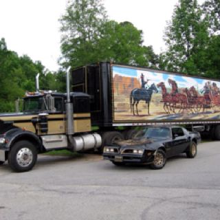 Smokey and the Bandit, Snowman's Truck, license plate# BAN2 The Bandit, Smokey And The Bandit, Station Service, Tv Cars, Custom Big Rigs, Show Trucks, Kenworth Trucks, Big Rig Trucks, Semi Truck