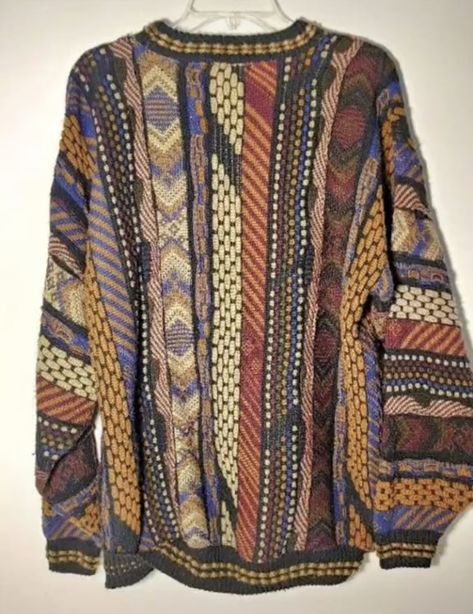 Large Sweater Outfits, Bill Cosby Sweater, Cottage Core Outfit, Cosby Sweater, Coogi Sweater, Goblin Core, Bill Cosby, Big Sweaters, Hippie Outfits