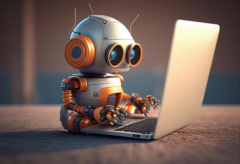 Download the Robot working on laptop computer. Artificial intelligence concept. 3D Rendering generative ai 22254572 royalty-free Stock Photo from Vecteezy for your project and explore over a million other images and backgrounds. Robot Background, Waterproof Shoes For Men, Robot Images, 3d Templates, Educational Robots, Intelligent Robot, Robotics Projects, Electronic Projects, Robot Technology