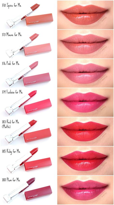 Pink Lip Aesthetic, Superstay Maybelline, Matte Make Up, Natural Pink Lips, Stars Nails, Pink Lips Makeup, Pink Lip Color, Maybelline Lipstick, Alat Makeup