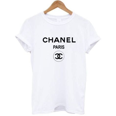 Chanel t shirt tee shirt rihanna tour comme hype ysl geek tee celine... ❤ liked on Polyvore featuring tops, t-shirts, shirts, black and white tee, vintage tees, hipster tees, black and white shirt and tee-shirt Rihanna Tour, Chanel Tshirt, Chanel T Shirt, Hipster Tops, Black And White T Shirt, Tan T Shirt, Chanel Shirt, Black And White Tees, Black And White T Shirts