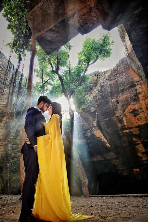 Photo of filmy pre wedding shoot in the forest Pre Wedding Photoshoot Outfit Indian, Forest Couple Photography, Pre Wedding Forest, Creative Pre Wedding Photoshoot Ideas, Wedding Photoshoot Forest, Pre Wedding Photoshoot Outfit, Pre Wedding Photoshoot Outdoor, Pre Wedding Shoot Ideas, Pre Wedding Poses