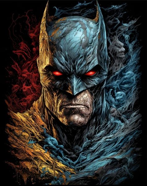 Zombie Batman, Evil Batman Wallpaper, Batman Vampire Art, Zombie Batman Tattoo, Fantasy Batman Art, The Batman Art 2022, Batman Illustration, Zombie Drawings, Batman Room