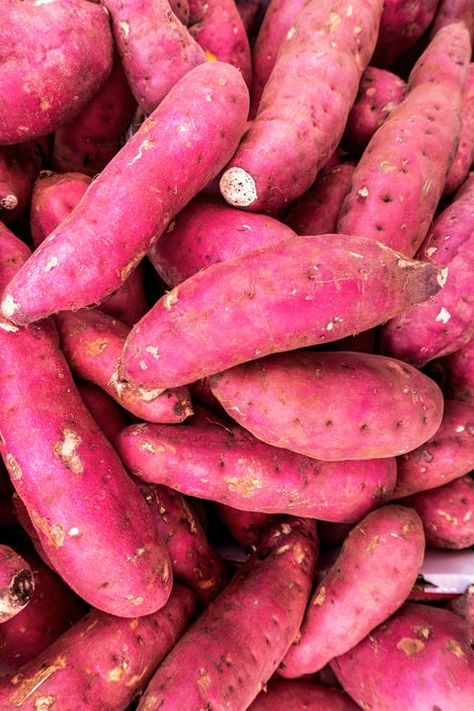 Japanese sweet potato Veg Photography, Japanese Potato, Japanese Sweet Potato, Why Her, First Youtube Video Ideas, Japanese Sweet, Olivia Munn, Video Ideas, Poster Ideas