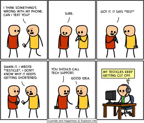 Explosm.net - Home of Cyanide and Happiness Cyanide And Happiness Comics, Cyanide Happiness, Cyanide And Happiness, Online Comics, Text Fails, Twisted Humor, Funny Cartoon, Comic Strip, Funny Things