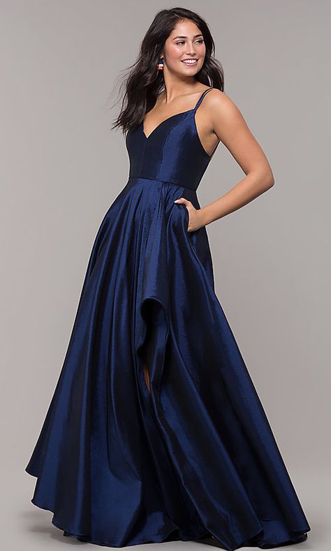 Blue Prom Dresses 2023, Ravenclaw Dress, High Low Dresses Casual, Midnight Blue Prom Dresses, Navy Prom Dress, Hogwarts Founders, High Low Dress Formal, Midnight Blue Dress, Prom Dresses 2023