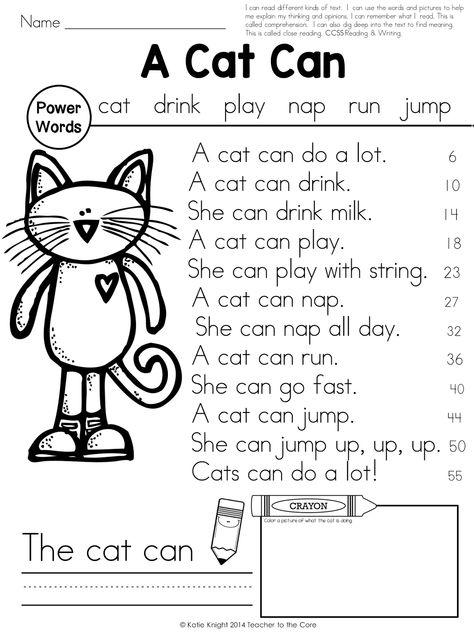 Opinion Writing Kindergarten, Books For First Graders, Teaching Fluency, 1st Grade Reading Worksheets, Preschool Worksheets Free Printables, Reading Comprehension Kindergarten, 4th Grade Math Worksheets, Fluency Passages, Kindergarten Reading Worksheets