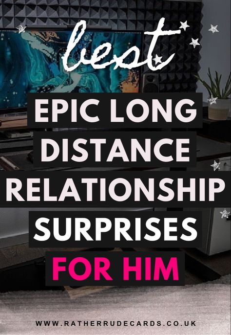 Best long distance gift ideas for your boyfriend, gifts for him Gift Ideas For Long Distance Husband, Surprising My Long Distance Bf, Long Distance Relationship Surprise Idea, How To Surprise Your Long Distance Bf, Long Distance Bday Ideas, Birthday Gift For Long Distant Boyfriend, Romantic Things To Do For Your Boyfriend Long Distance, Long Distance Relationship Birthday Idea, Unique Birthday Gifts For Boyfriend Long Distance