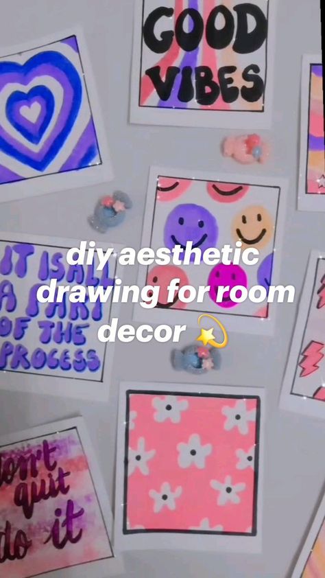 diy aesthetic drawing for room decor 💫 in 2022 | Paper crafts diy, Paper crafts diy kids, Paper crafts Aesthetic Drawing For Room, Drawing For Room Decor, Drawing For Room, Kids Paper Crafts, Preppy Wall Collage, Paper Room Decor, Preppy Decor, Diy Room Decor Videos, Drawing Room Decor