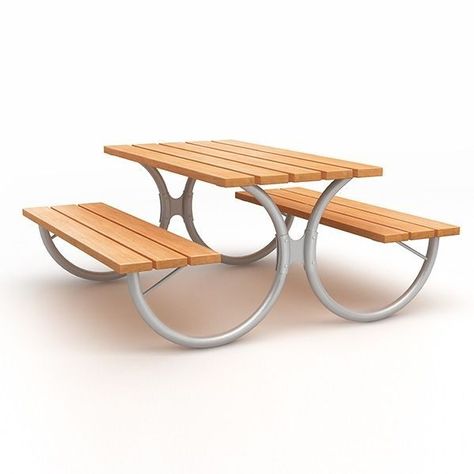 Outdoor Picnic Table, Urban Furniture Design, Iron Furniture Design, Steel Furniture Design, Terrace Furniture, Garden Furniture Design, Wooden Sofa Set Designs, Metal Outdoor Furniture, Welded Furniture