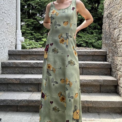 Vintage 90s Grunge Floral Maxi Dress Gorgeous... - Depop 90s Maxi Dress, Floral Grunge, Maxi Dress Vintage, Maxi Dress Floral, Flowy Maxi Dress, 90s Grunge, Dress Floral, The 90s, Dress Vintage