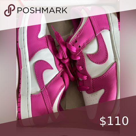 Nike Dunk Low BP Active Fuchsia Size 1y new sneakers Active Fuchsia Dunks, Fuchsia Dunks, Fun Color, New Sneakers, Nike Dunk Low, Dunk Low, Nike Dunk, Nike Dunks, Nike