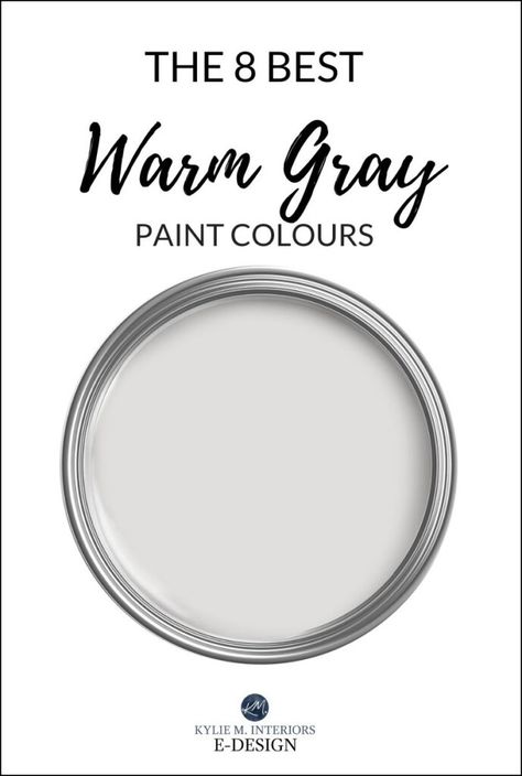 The 8 Best Warm Grays from Benjamin Moore - Kylie M Interiors Benjamin Moore Light Grey, Benjamin Moore Light Gray, Silver Gray Benjamin Moore, Benjamin Moore Greys, Benjamin Moore Gray Mist, Gray Mist Benjamin Moore, Light Pewter Benjamin Moore, Benjamin Moore Silver Gray, Nimbus Gray Benjamin Moore