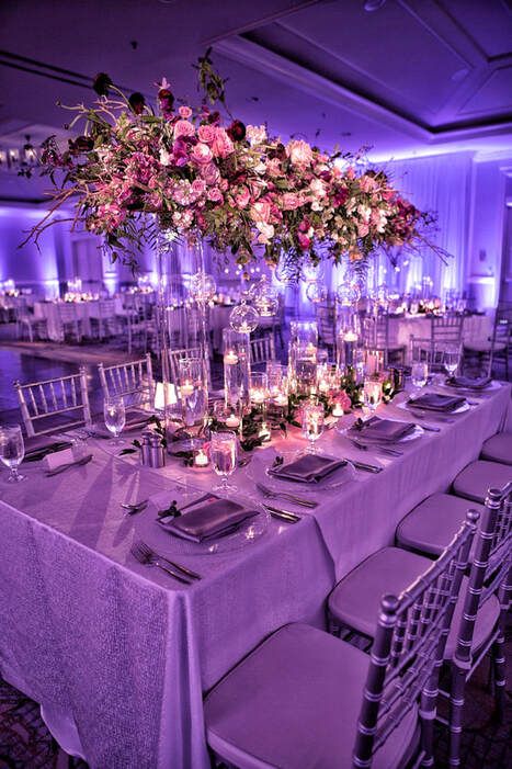 Purple Sweet 16, African Inspired Wedding, Starry Wedding, Engagement Party Planning, Sweet 15 Party Ideas Quinceanera, Sweet 15 Party Ideas, Wedding Reception Hall, Quinceanera Pink, Wedding Branches