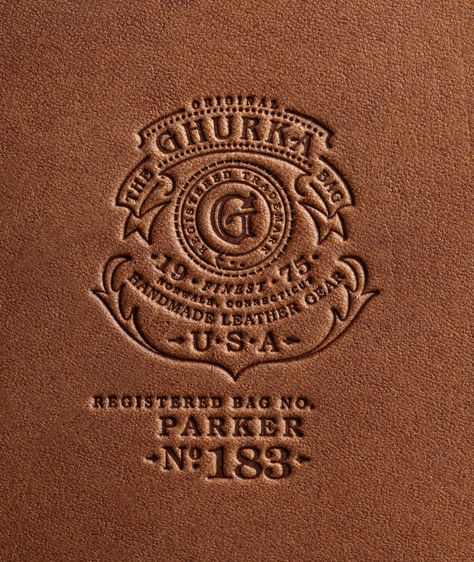 Leather Graphic Design, Modern Heraldry, Drinks Packaging, Print Techniques, Stranger And Stranger, Logo Sketches, Hand Lettering Inspiration, Flag Logo, Typography Letters