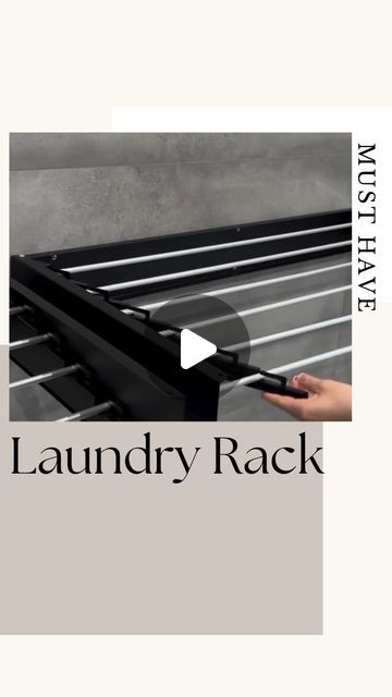 Karolina | Home without an Architect| Interiors & DIY on Instagram: "Laundry Drying Rack

💫 Foldable & retractable

💫 Wall Mounted

💫 suitable for indoor and outdoor use 

💫 capacity up to 25kg

I love it for its sleek design and practicality. What’s your view ?

Comment “laundry” for your personal shopping link ! 

#laundryroom #laundryrack #dryingrack #laundryroomideas #dryingrack #projectmama" Laundry Drying Rack Ideas, Drying Rack Ideas, Retractable Wall, Laundry Drying Rack, Wall Mounted Drying Rack, Laundry Rack, Shopping Link, Drying Rack Laundry, Laundry Drying