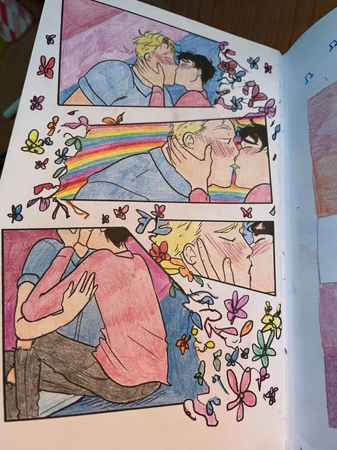 Kiss Books, Nick And Charlie, Alice Book, Lgbt T Shirts, First Kiss, Funny Pranks, I Wallpaper, Coloring Book Pages, Bts Fanart