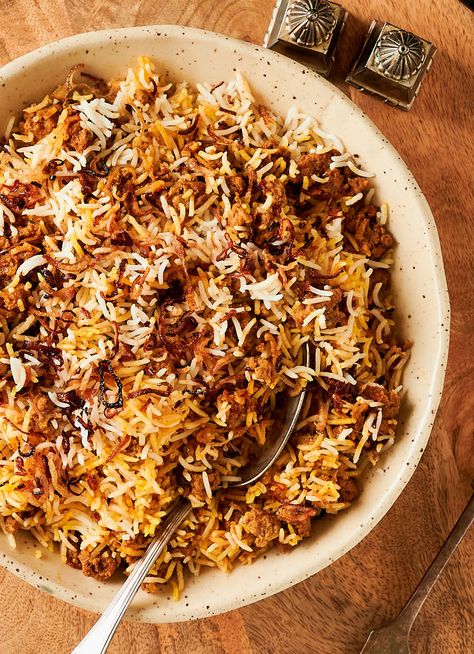 keema rice (keema biryani) - restaurant style - glebe kitchen Keema Rice Recipe, Kheema Biryani Recipe, Keema Rice, Keema Biryani Recipe, Midweek Recipes, Keema Biryani, Chicken Tikka Curry, Chicken Keema Recipe, Keema Recipe