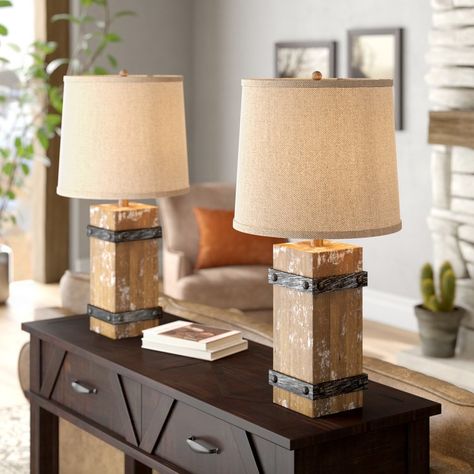 Lounge Room Styling, Bedroom Lamps Nightstand, Wood Lamp Design, Driftwood Lamp, Classic Table Lamp, Classic Table, Beautiful Home Designs, Wood Chandelier, Salt Lamp