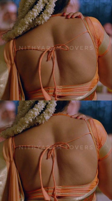 Nithya Ram Hot Back, Nithya Ram Hot Photos, Nitya Ram, Nithya Ram, Serial Actress, Money Images, Glam Photoshoot, Kriti Sanon, Backless Blouse