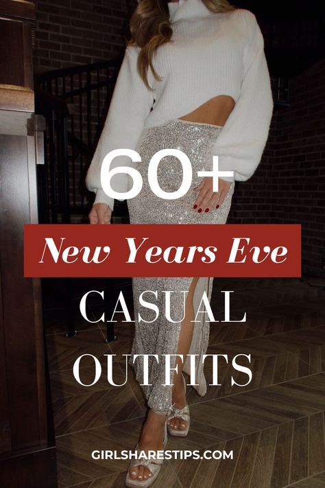 New Year Women Outfits, Lowkey New Years Eve Outfit, Casual Nye Outfit Winter, Nye Dinner Party Outfit, New Years Eve Outfits Family Party, New Year Outfits For Women, Glitter New Years Eve Outfit, Comfortable Nye Outfit, New Years Casual Party Outfit