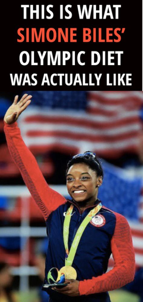 This Is What Simone Biles’ Olympic Diet Was Actually Like Simone Biles, Gymnastics, Diet, Quick Saves